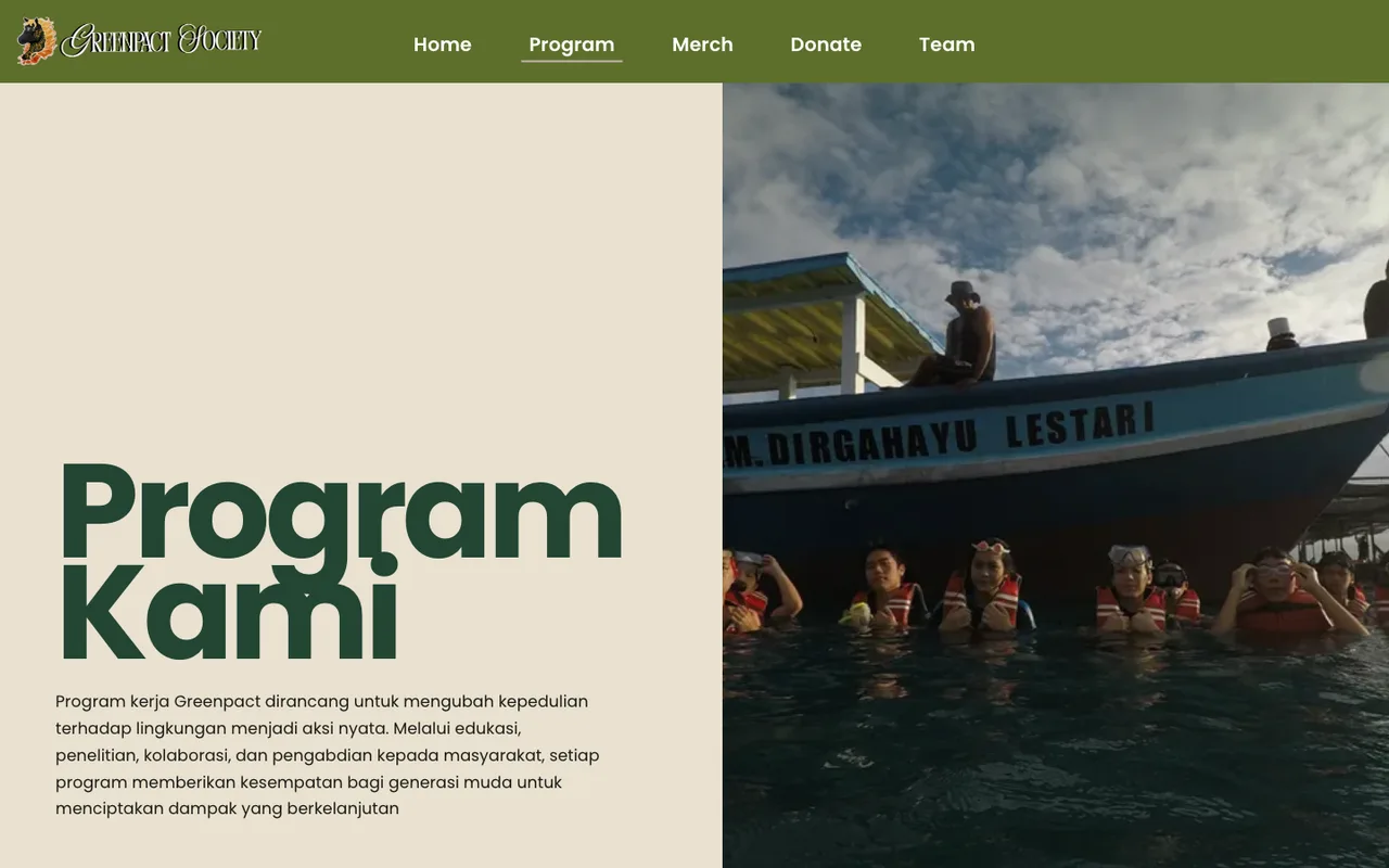 Website Greenpact Society